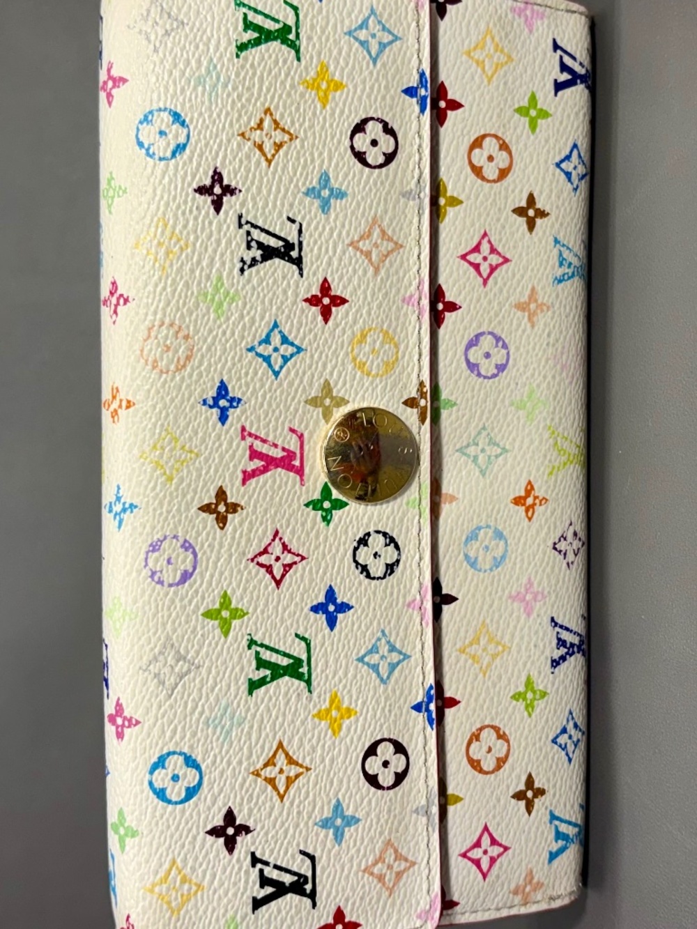 Louis Vuitton Murakami Sarah Wallet Multicolor Monogram Canvas - Picture 11 of 13
